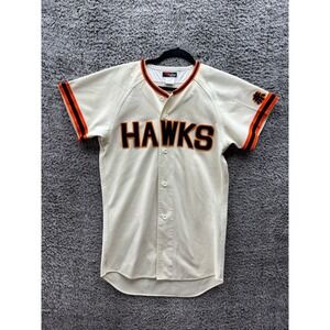 Fukuoka Softbank Hawks #18 Short Sleeve Baseball Jersey Beige Mens Size‎ 0